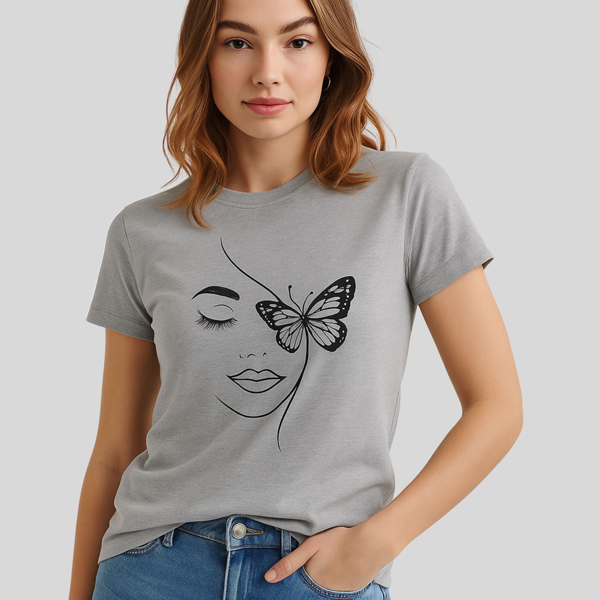 Koszulka Butterfly Mood – Kobieca Lekkość