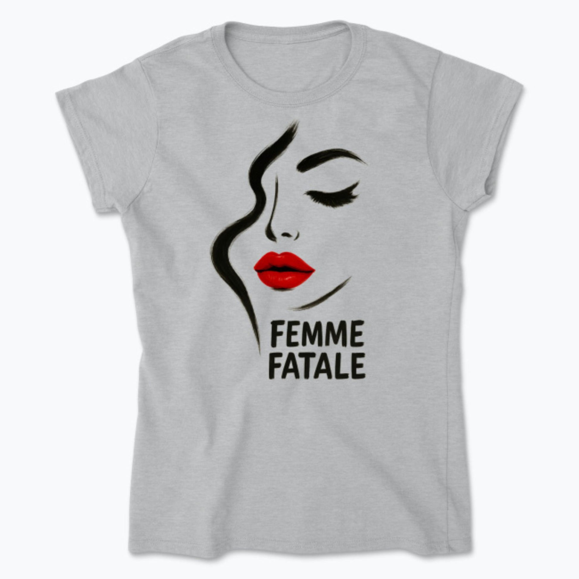 Koszulka Femme Fatale – Czerwień i Charakter