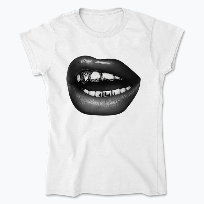 Koszulka Diamond Lips – Usta z Grillzami