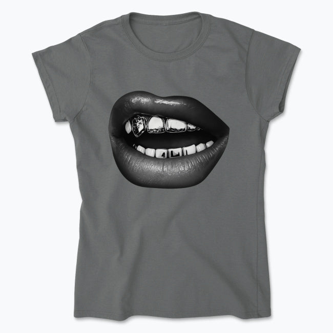 Koszulka Diamond Lips – Usta z Grillzami