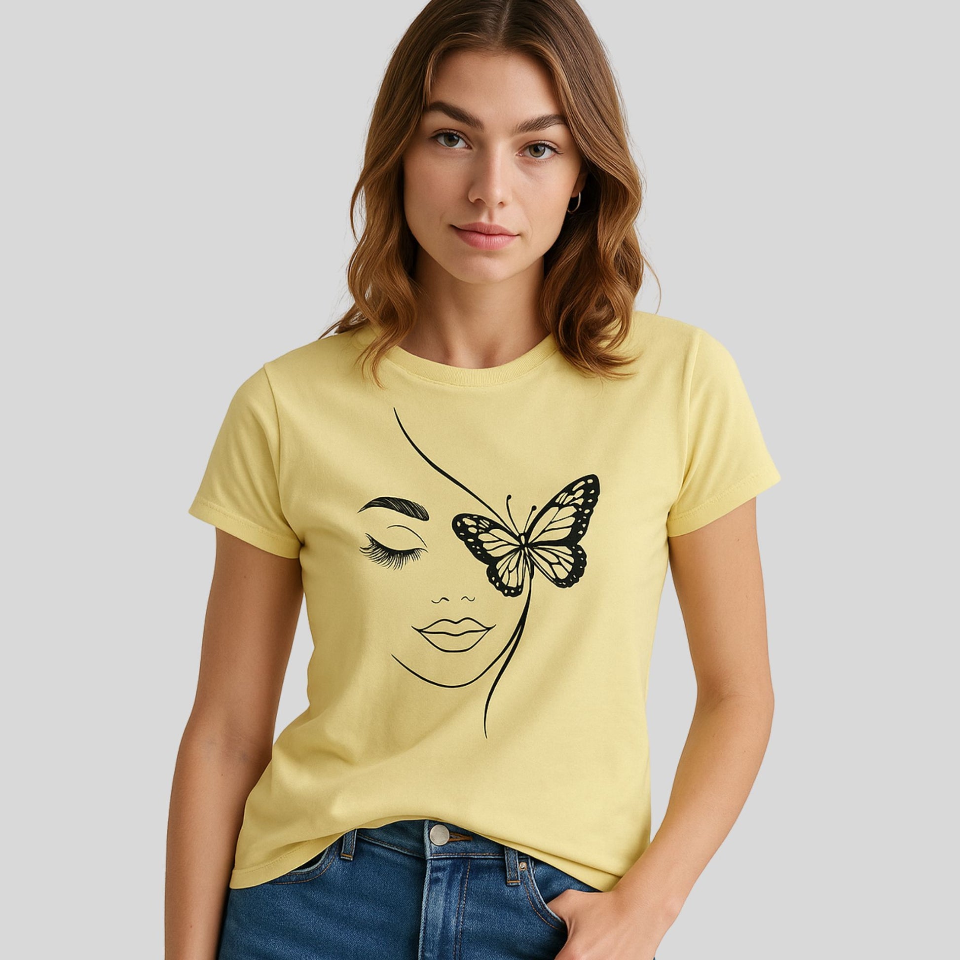 Koszulka Butterfly Mood – Kobieca Lekkość