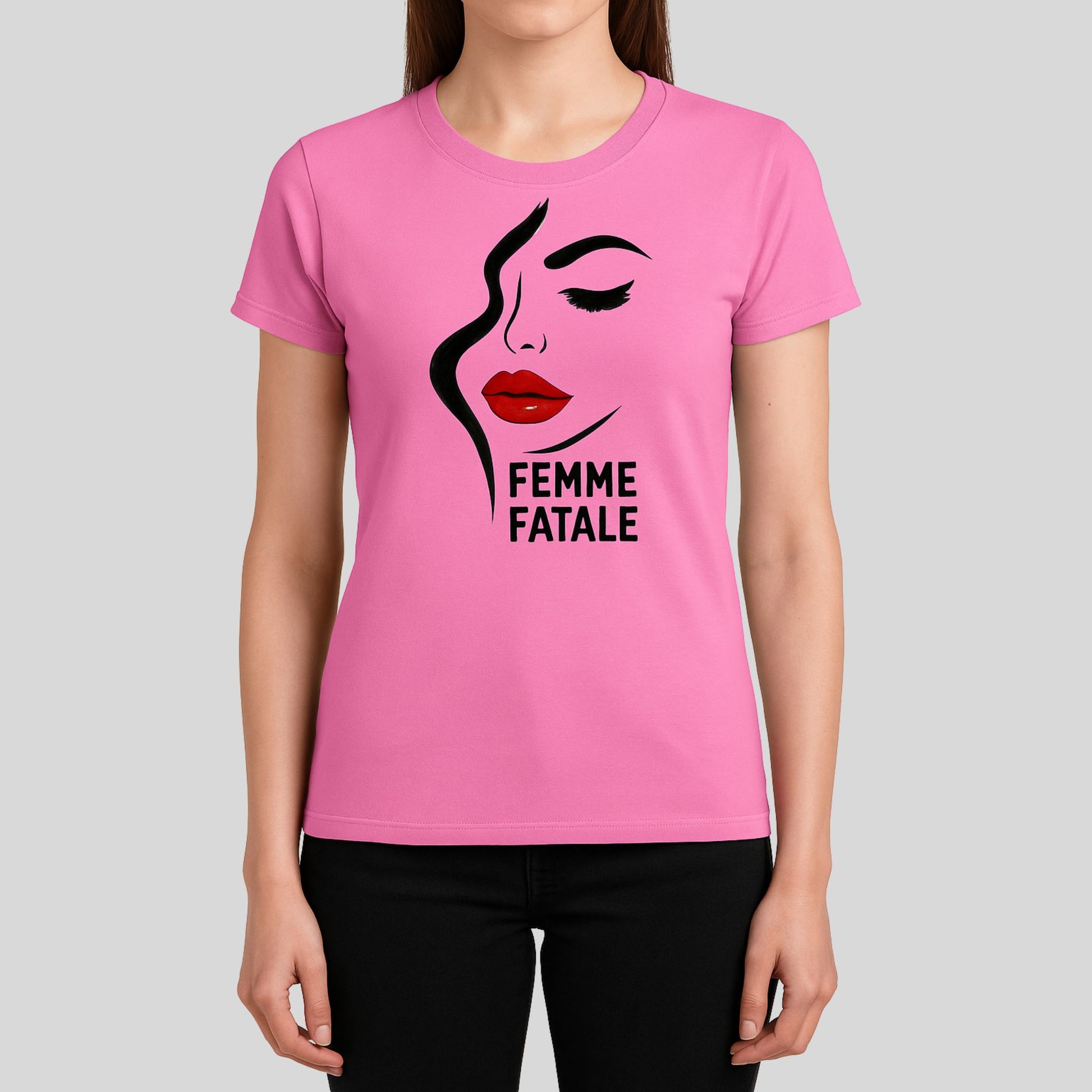 Koszulka Femme Fatale – Czerwień i Charakter