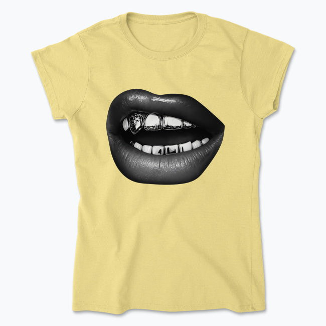 Koszulka Diamond Lips – Usta z Grillzami