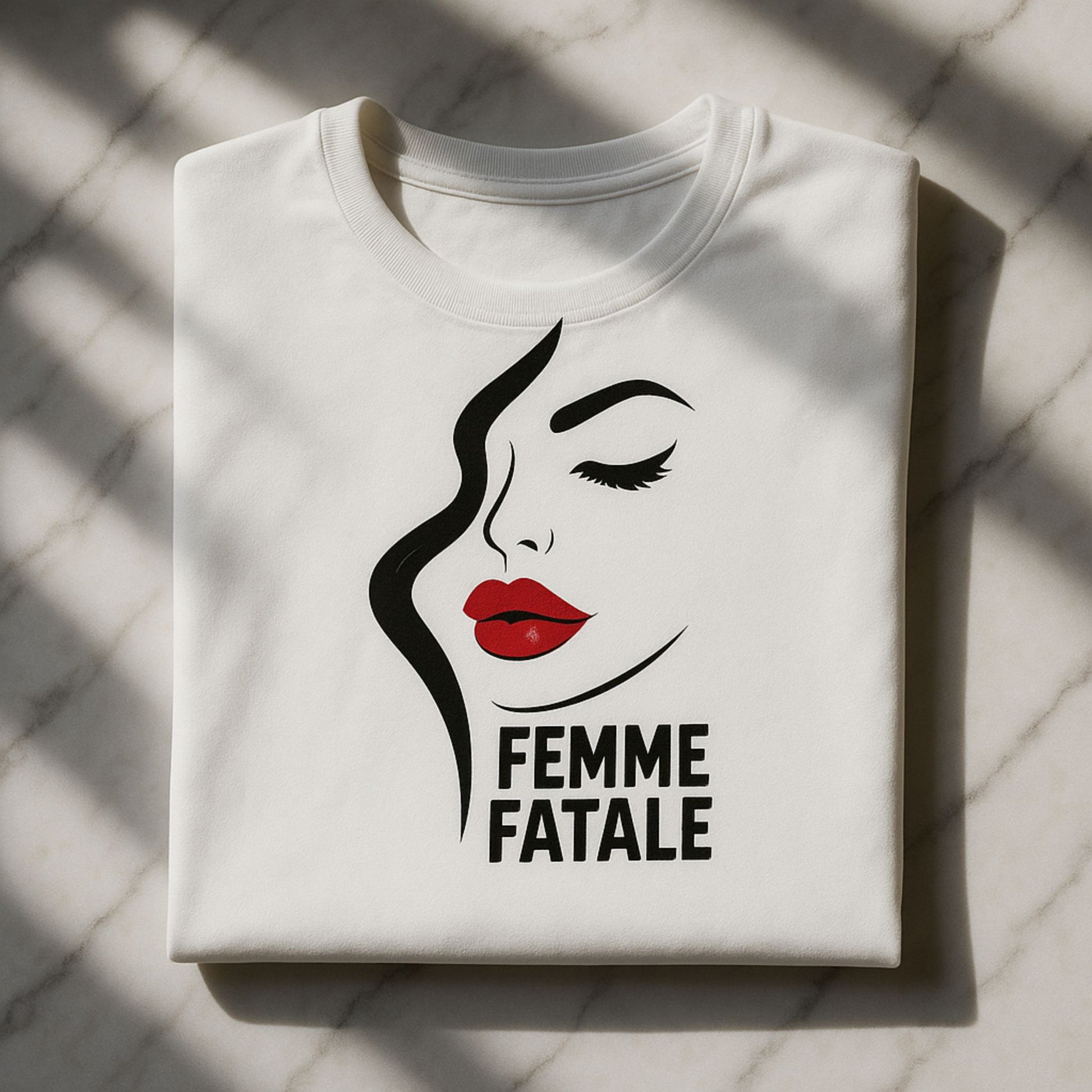 Koszulka Femme Fatale – Czerwień i Charakter