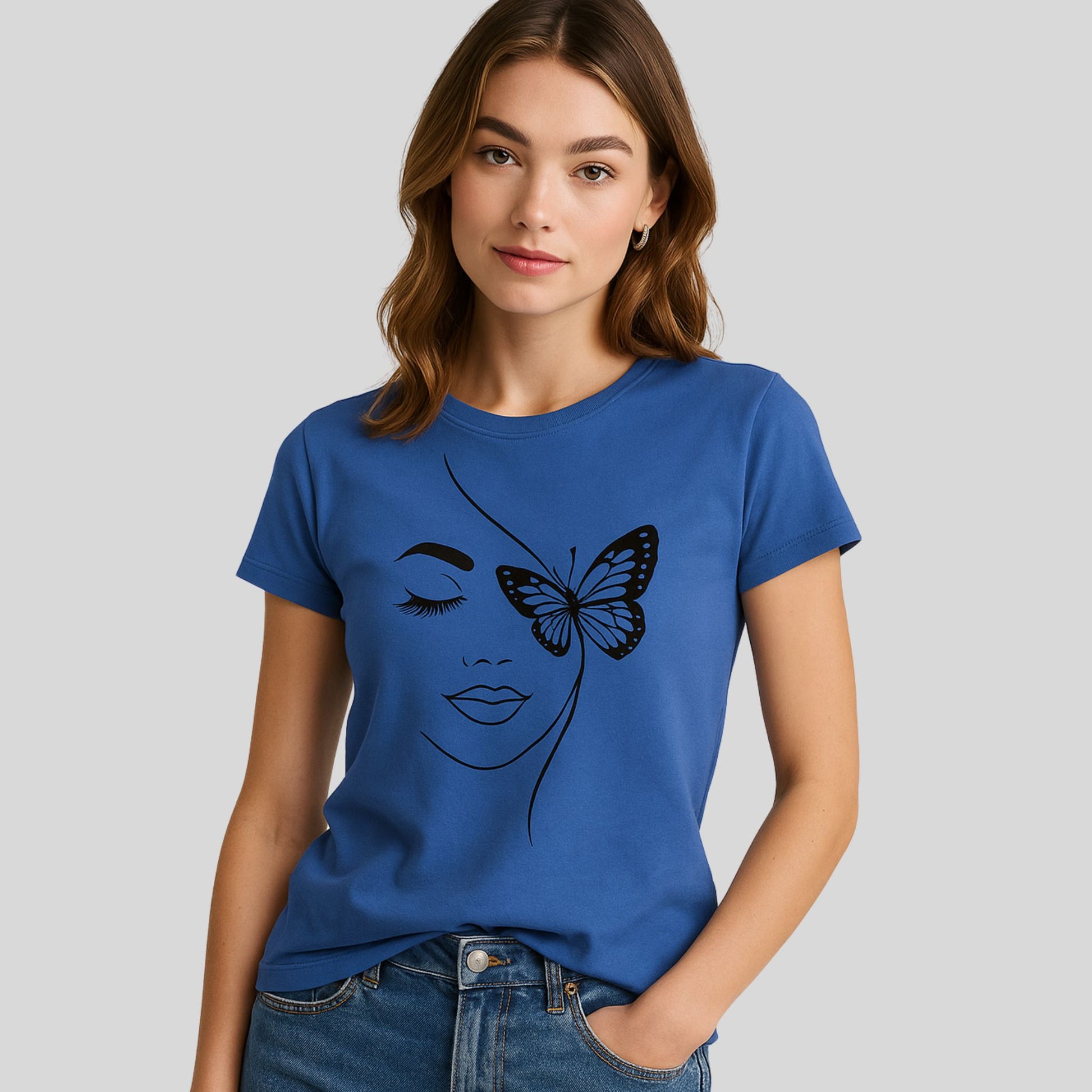 Koszulka Butterfly Mood – Kobieca Lekkość
