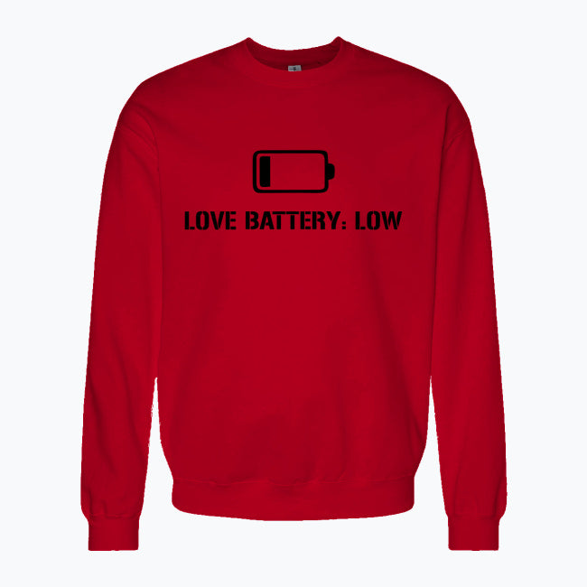 Bluza Love Battery: Low – Logo Czarne