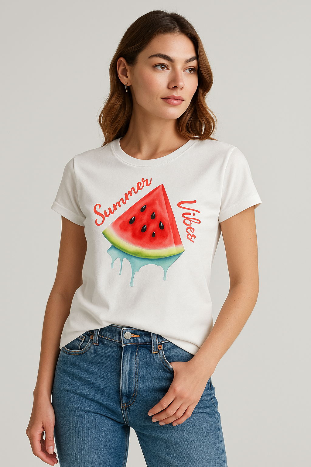 Koszulka Summer Vibes – Arbuzowy Luz