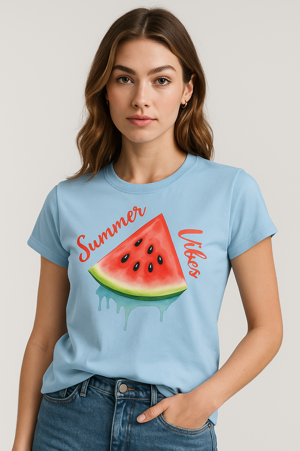 Koszulka Summer Vibes – Arbuzowy Luz