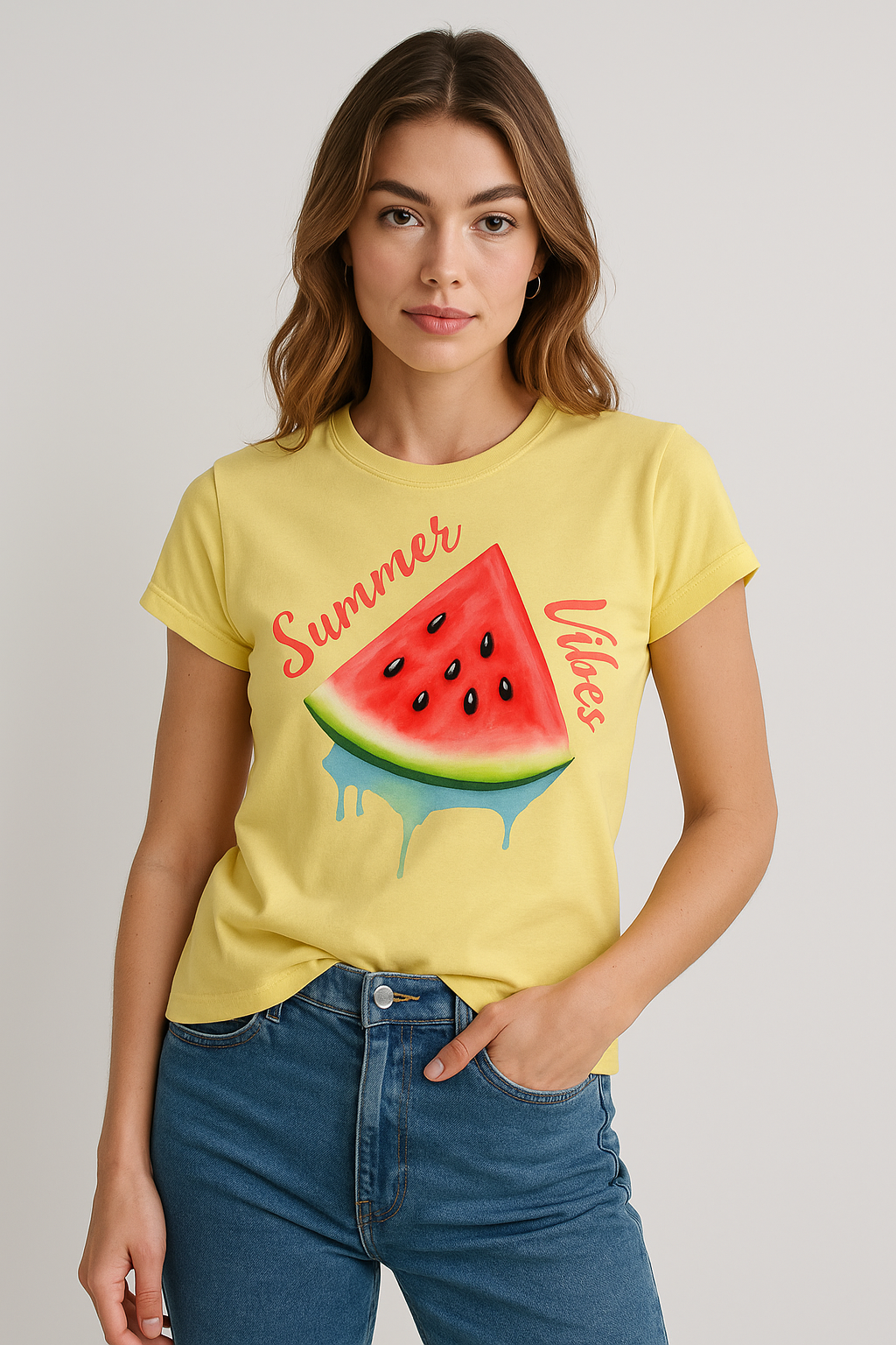 Koszulka Summer Vibes – Arbuzowy Luz