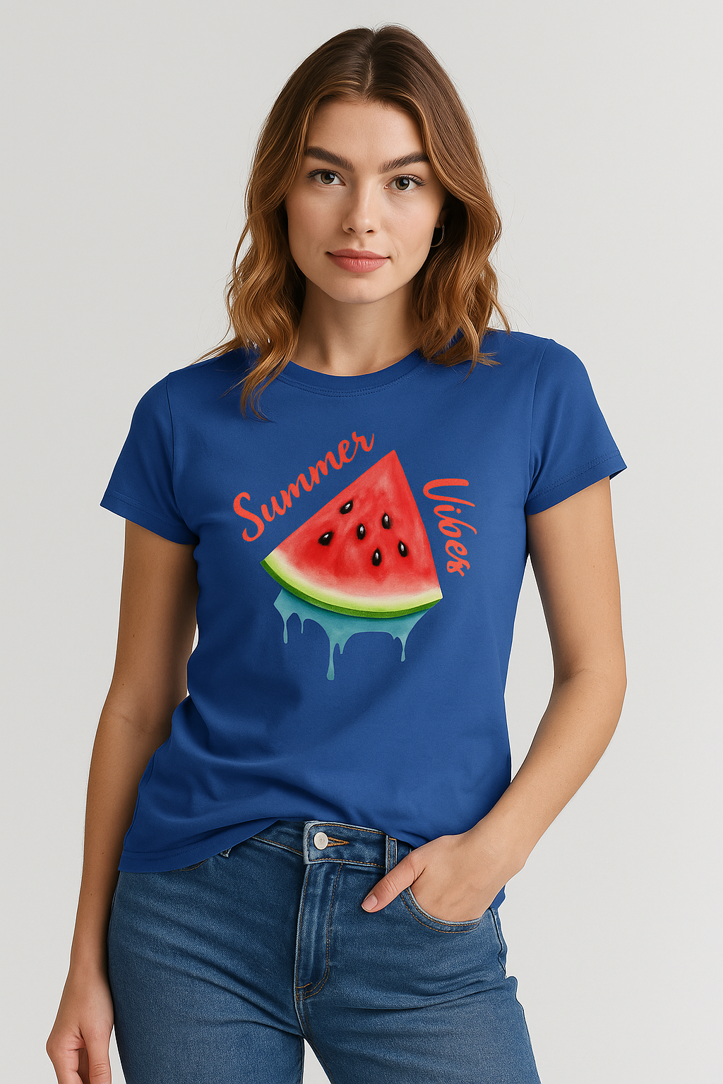 Koszulka Summer Vibes – Arbuzowy Luz