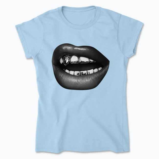 Koszulka Diamond Lips – Usta z Grillzami