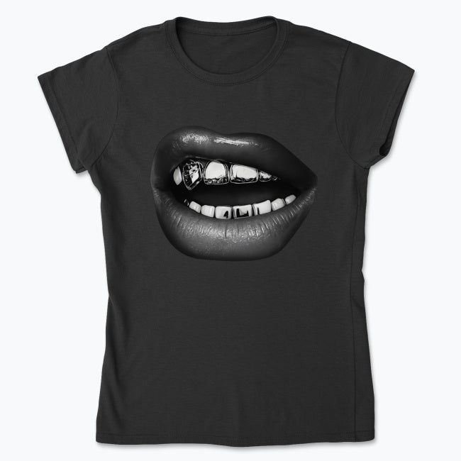 Koszulka Diamond Lips – Usta z Grillzami
