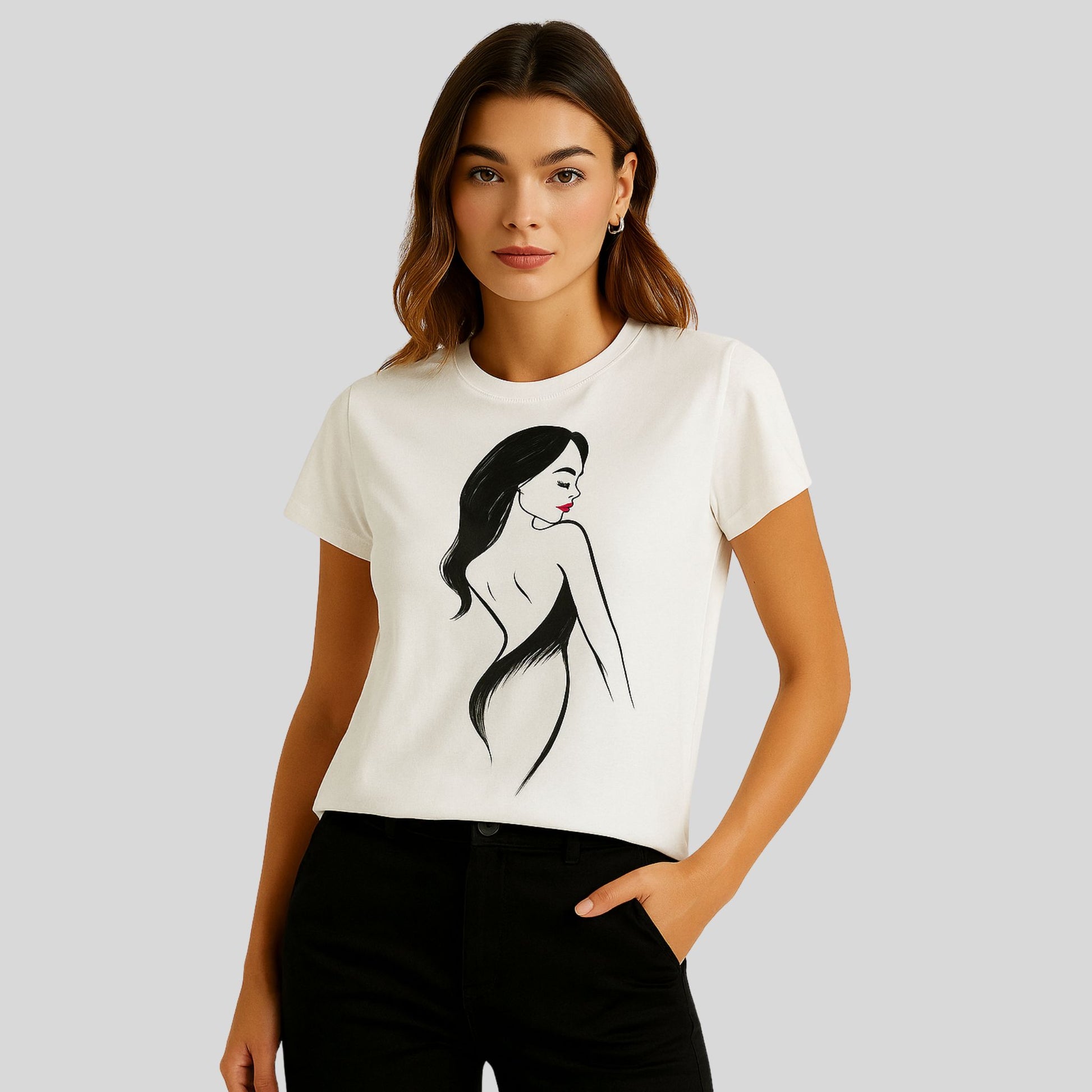 Koszulka Silhouette Grace – Subtelna Linia