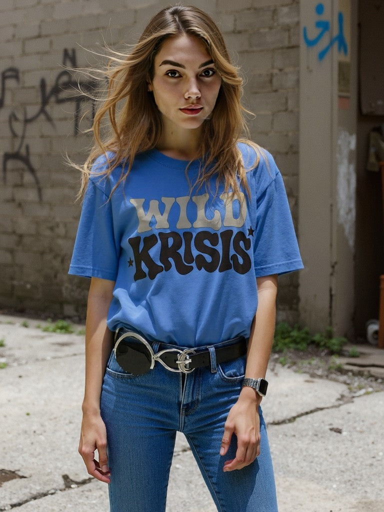 Koszulka Niebieska Wild Krisis