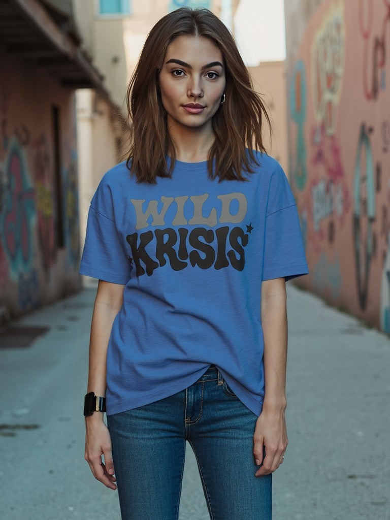 Koszulka Niebieska Wild Krisis