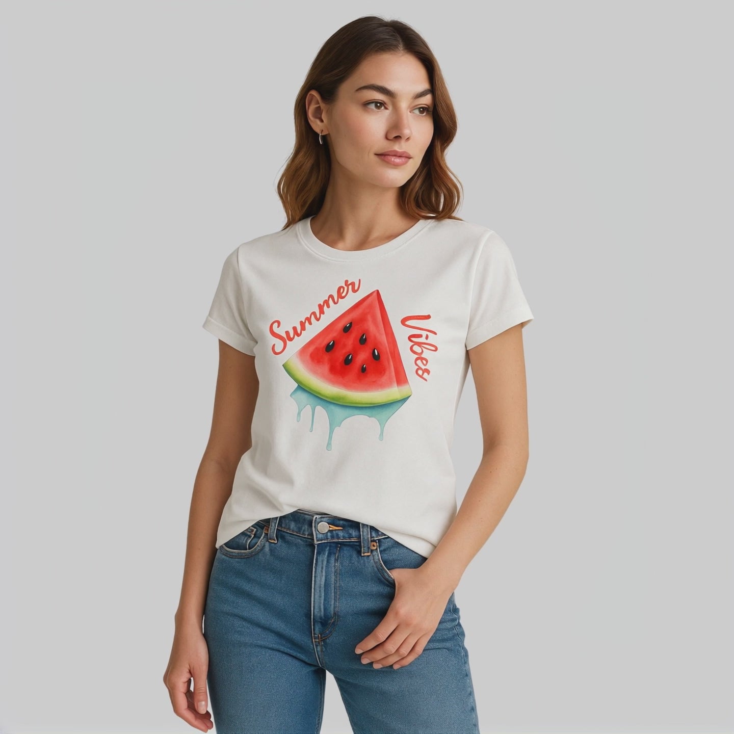 Koszulka Summer Vibes – Arbuzowy Luz