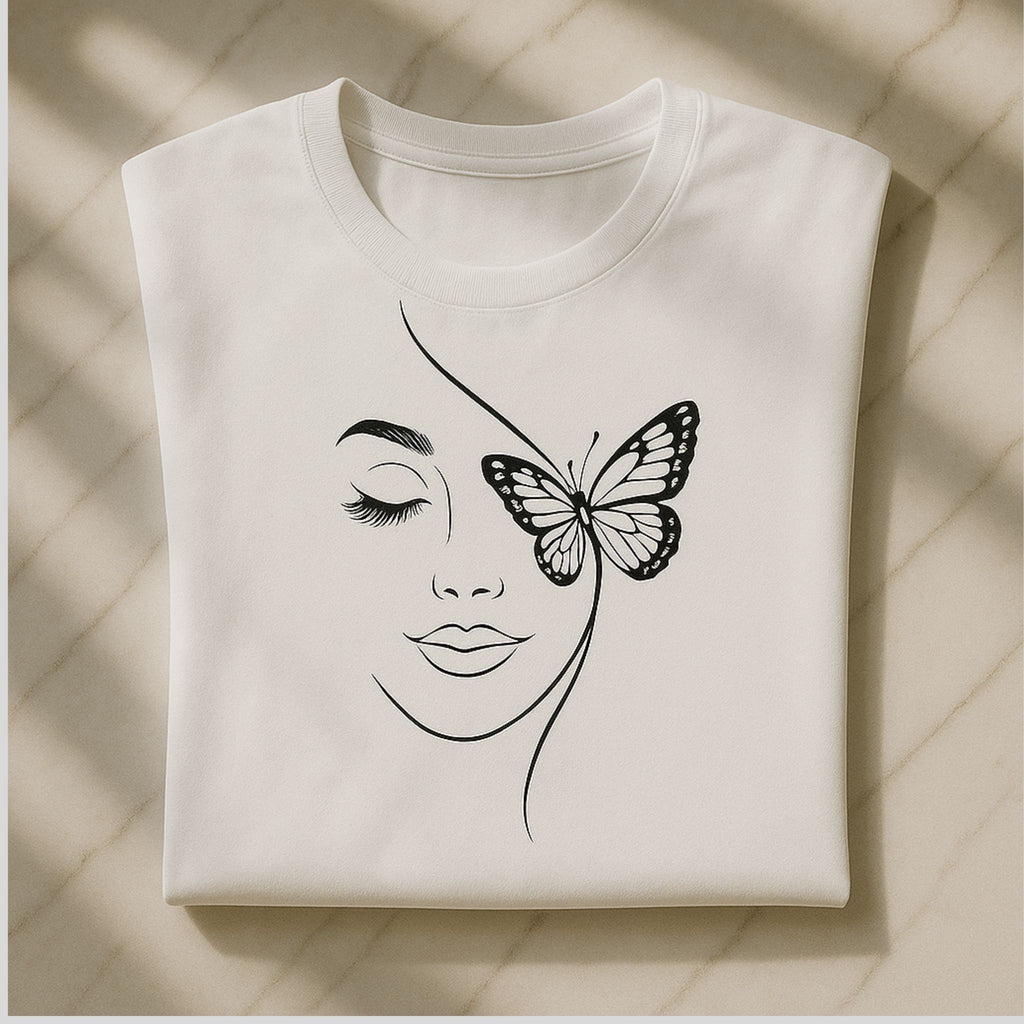 Koszulka Butterfly Mood – Kobieca Lekkość