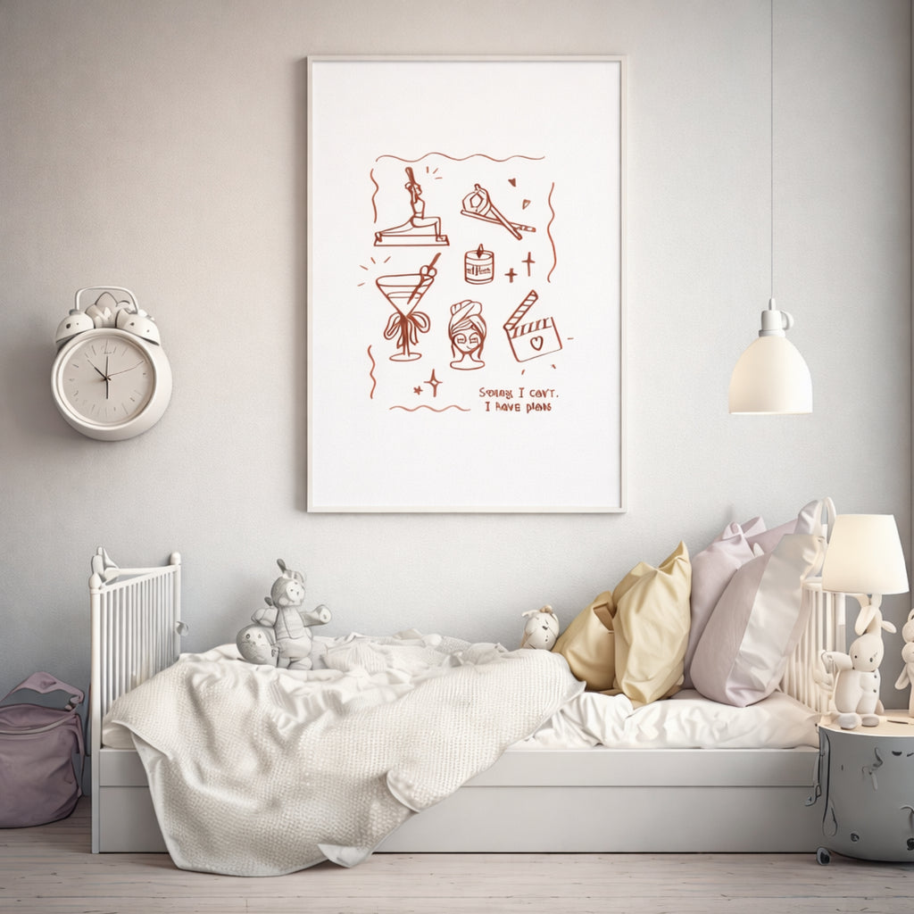 Plakat Sorry, I Can’t. I Have Plans ✨💅