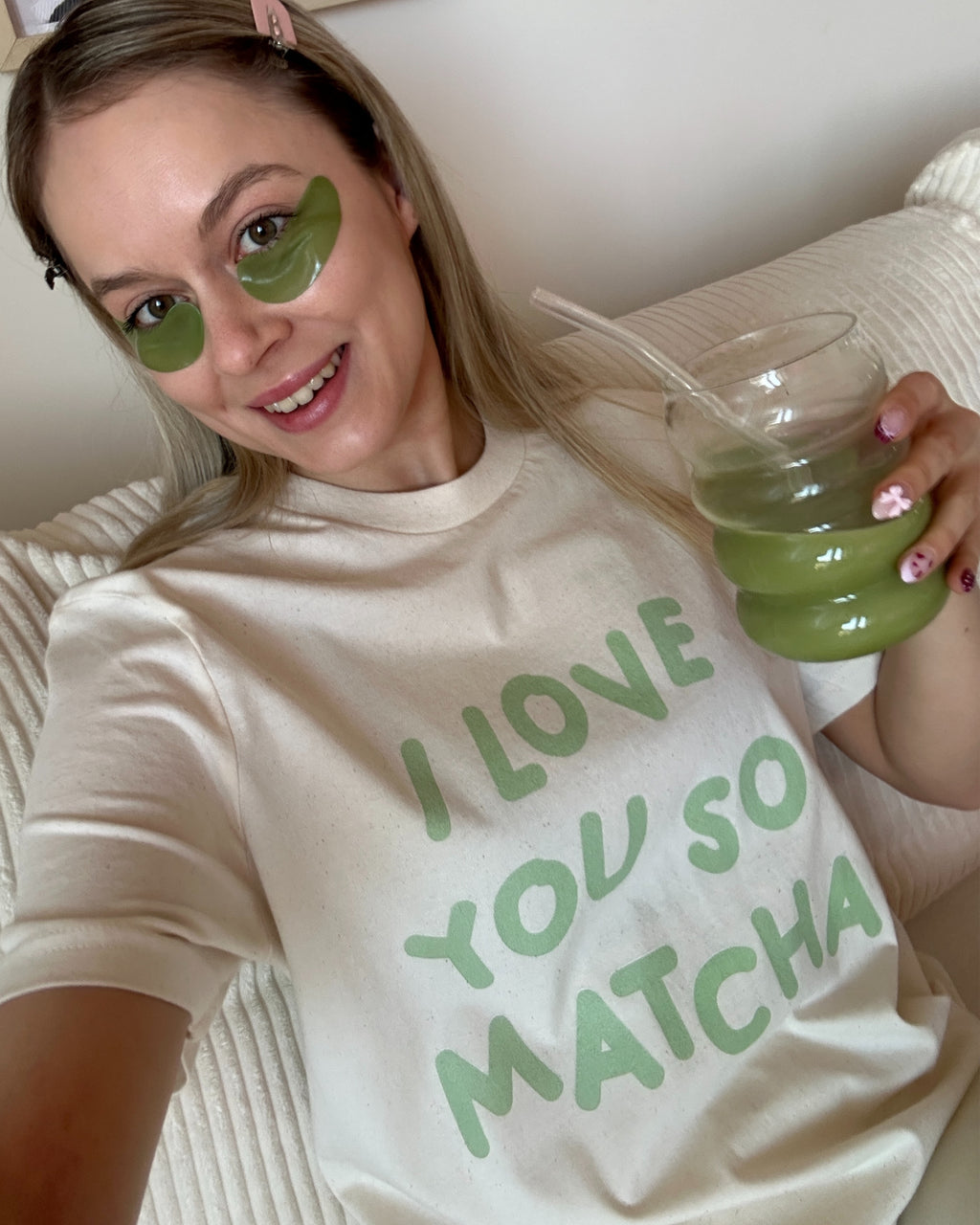 T-Shirt 💚 I Love You So Matcha