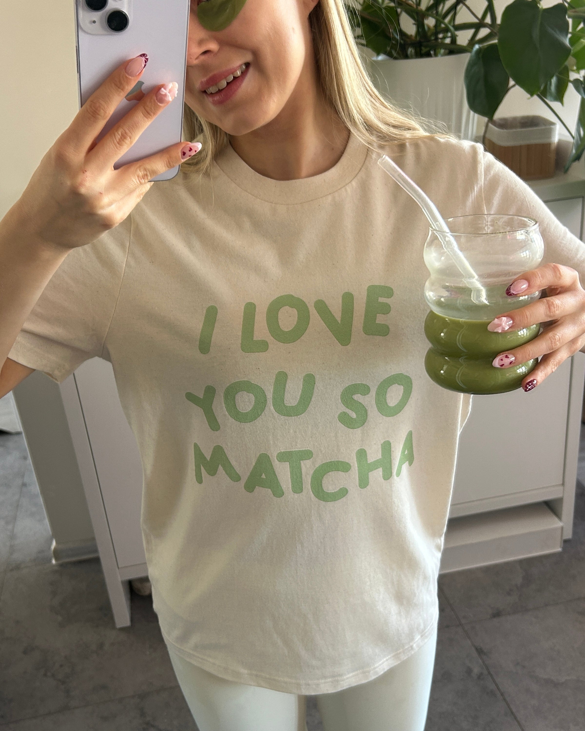 T-Shirt 💚 I Love You So Matcha