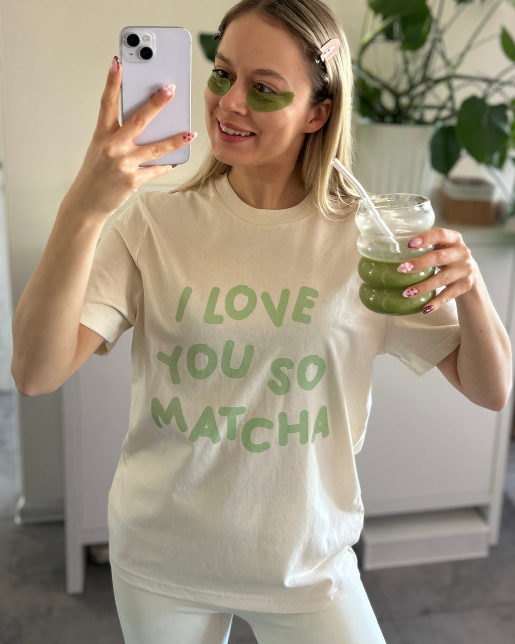 T-Shirt 💚 I Love You So Matcha