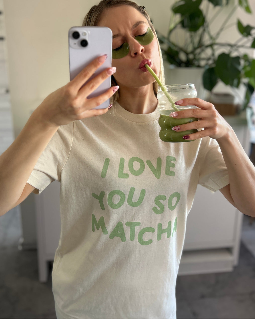 T-Shirt 💚 I Love You So Matcha