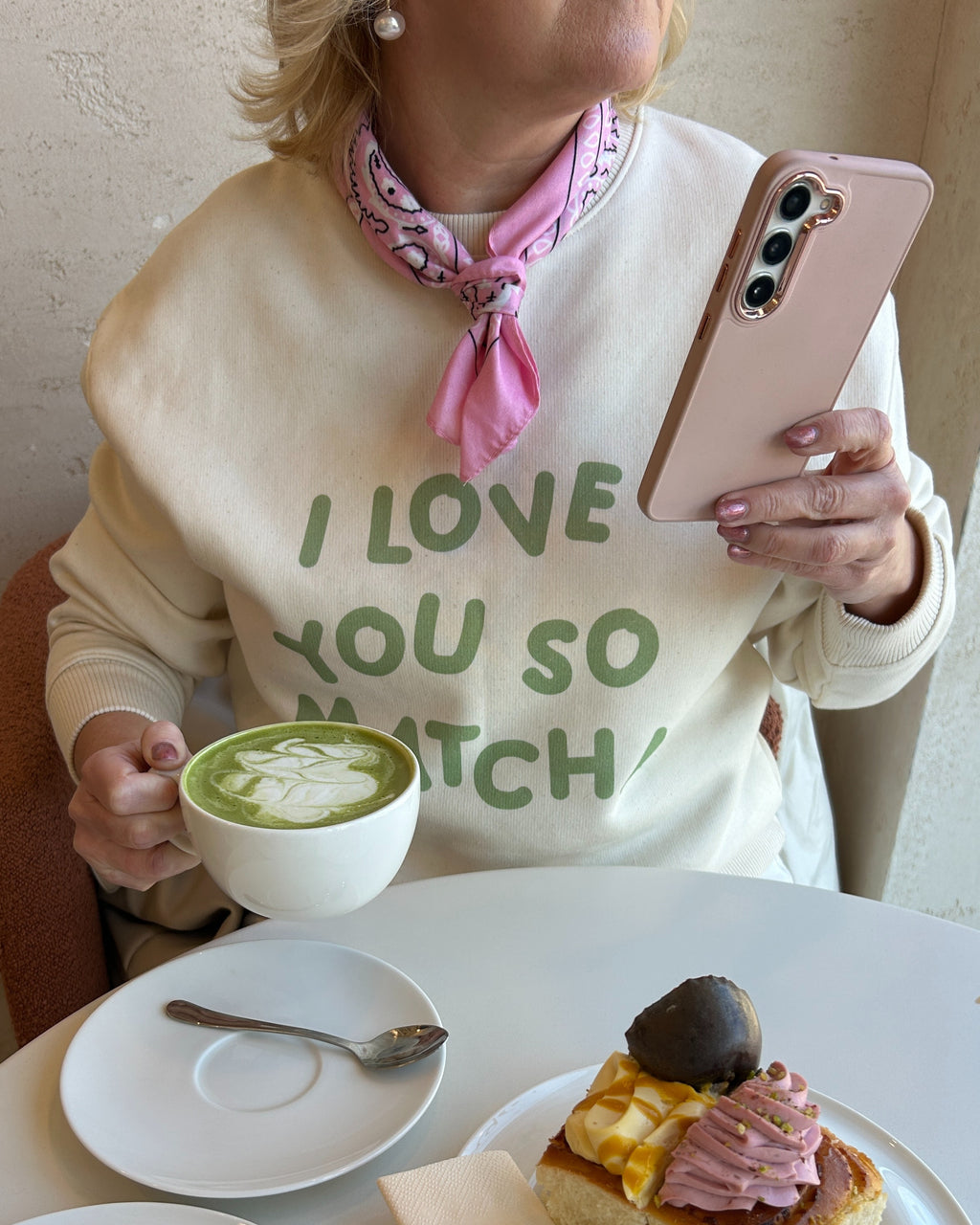 Pullover I Love You So Matcha💚