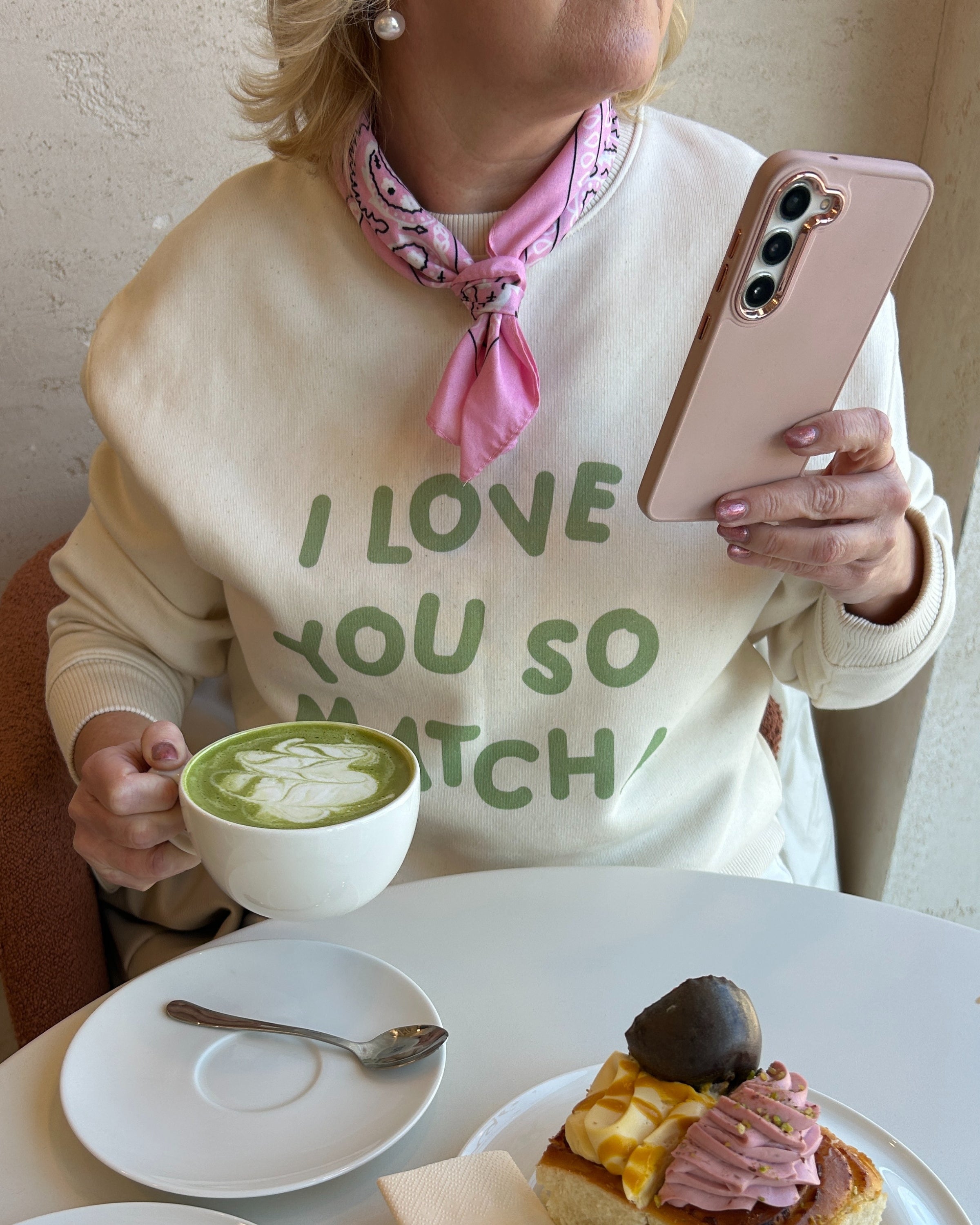 Pullover I Love You So Matcha💚