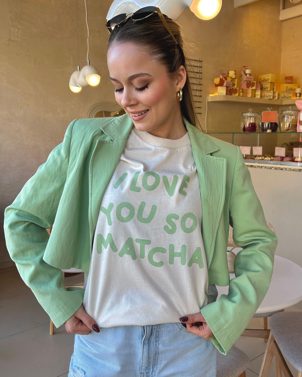 T-Shirt 💚 I Love You So Matcha