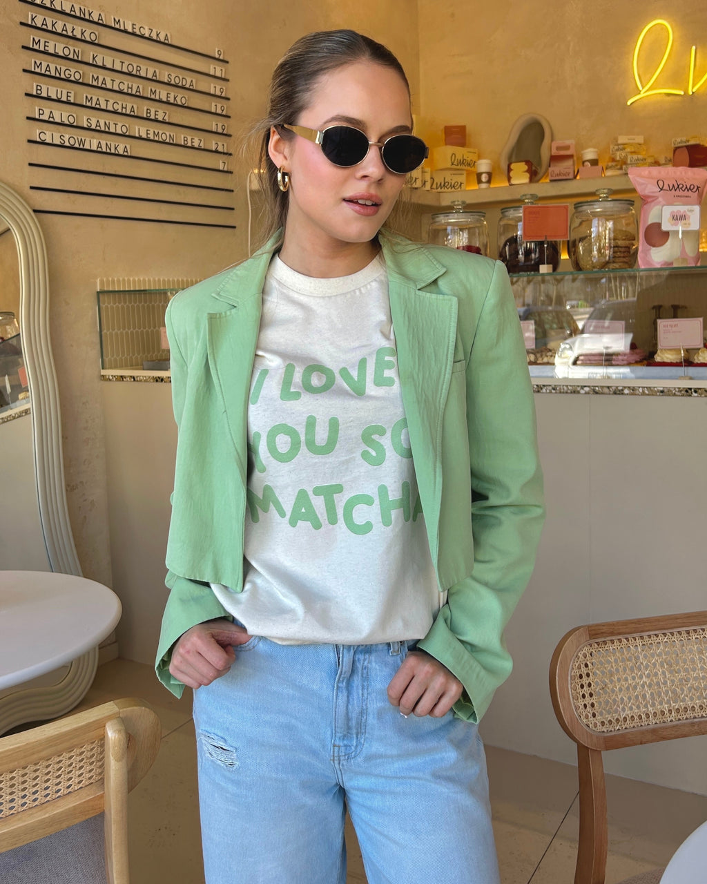 T-Shirt I Love You So Matcha