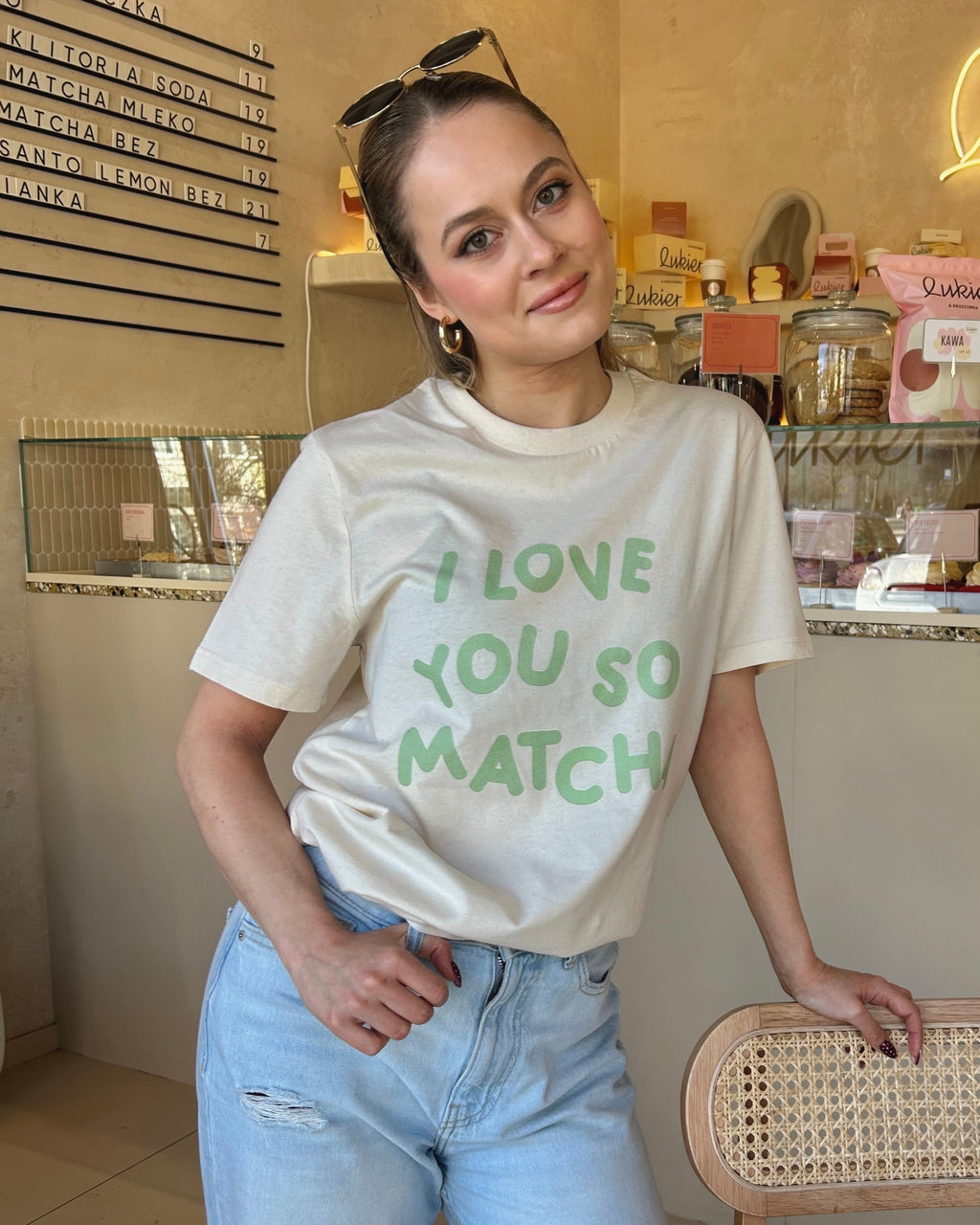 T-Shirt 💚 I Love You So Matcha