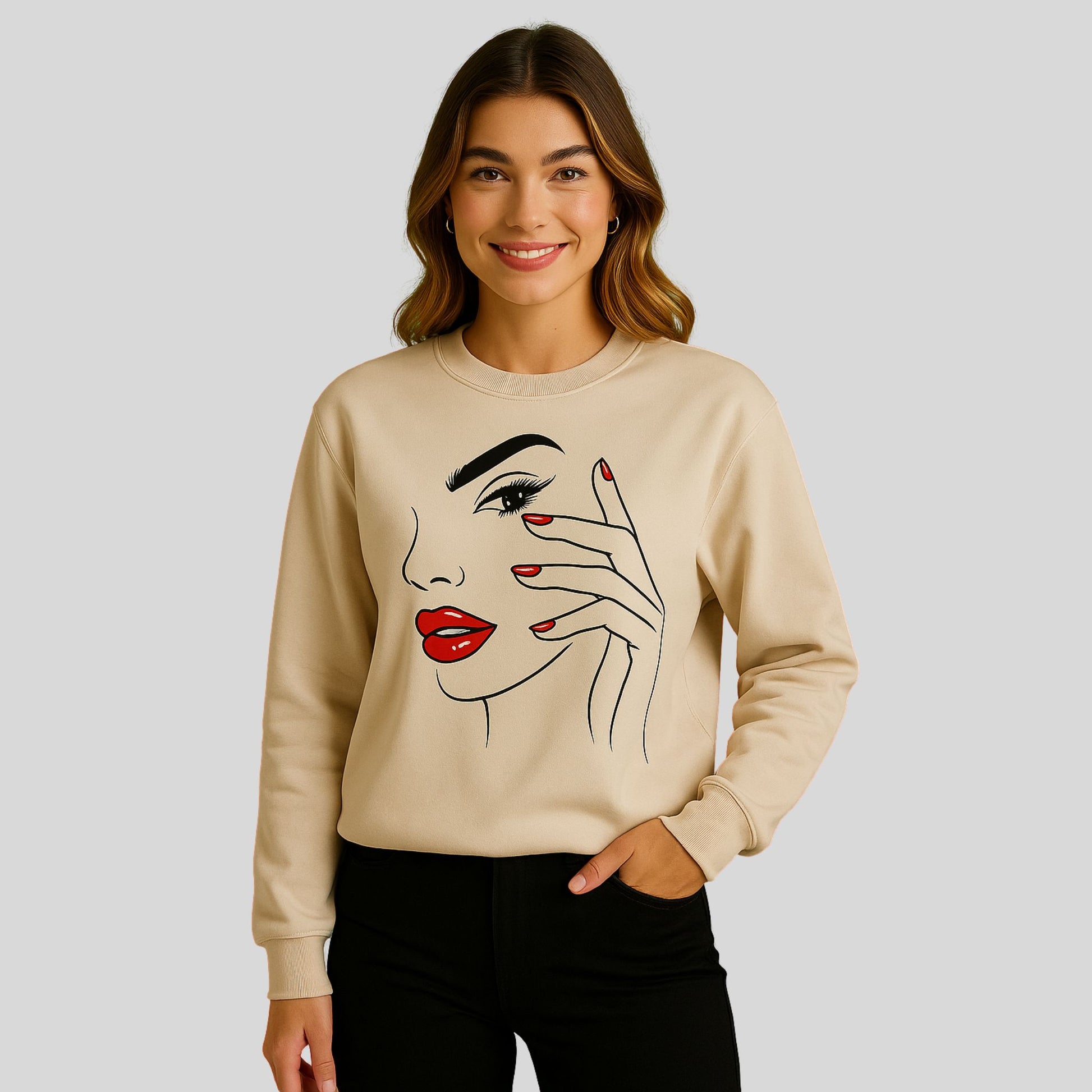 Bluza Graphic Beauty – Czerwień i Styl