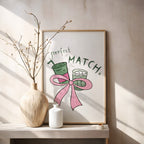 Plakat pionowy Perfect Matcha🌿