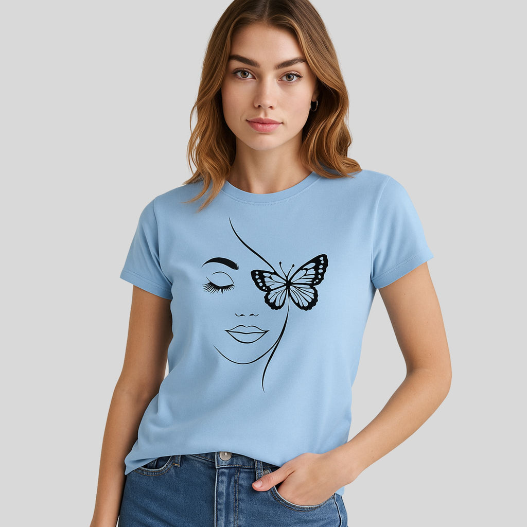 Koszulka Butterfly Mood – Kobieca Lekkość