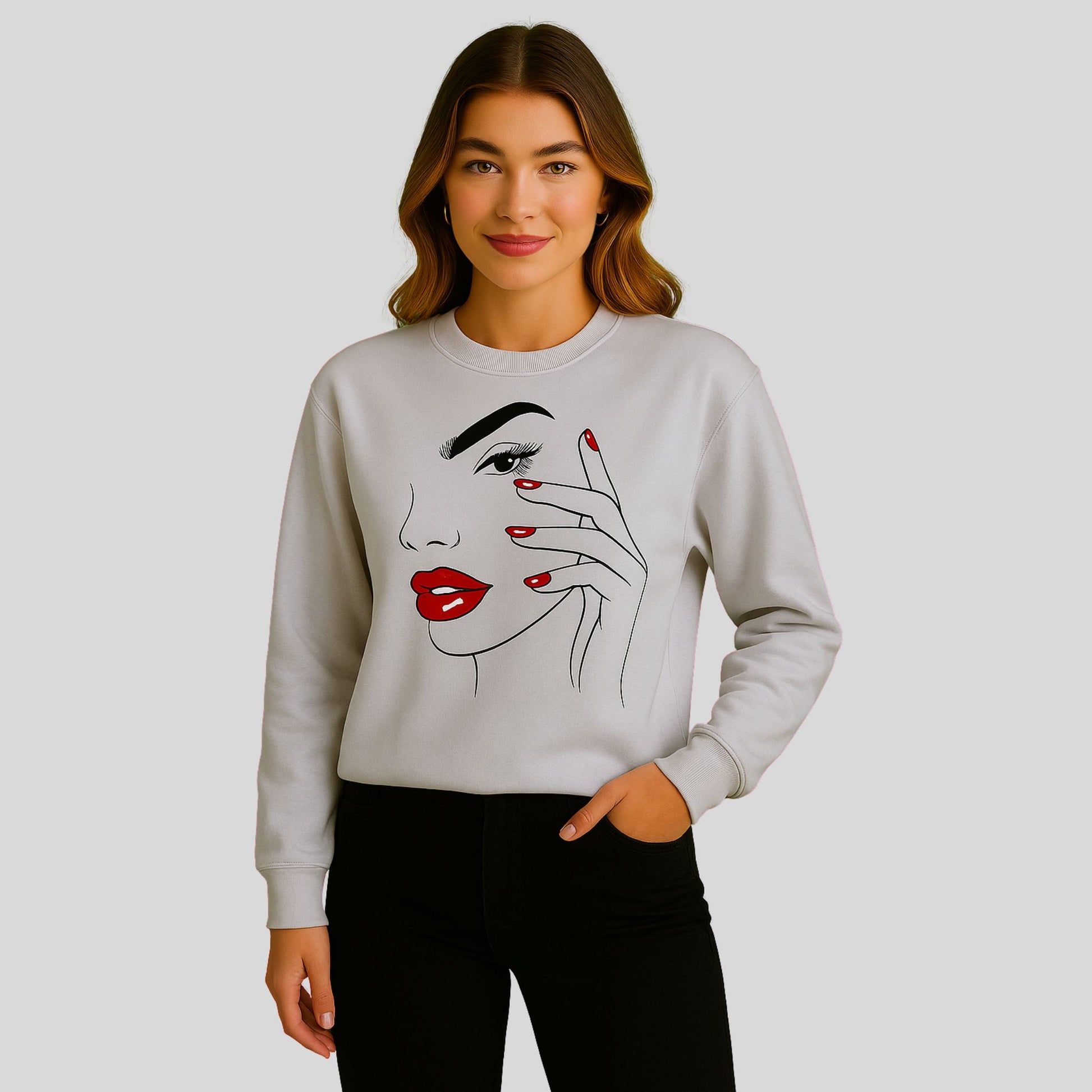 Bluza Graphic Beauty – Czerwień i Styl
