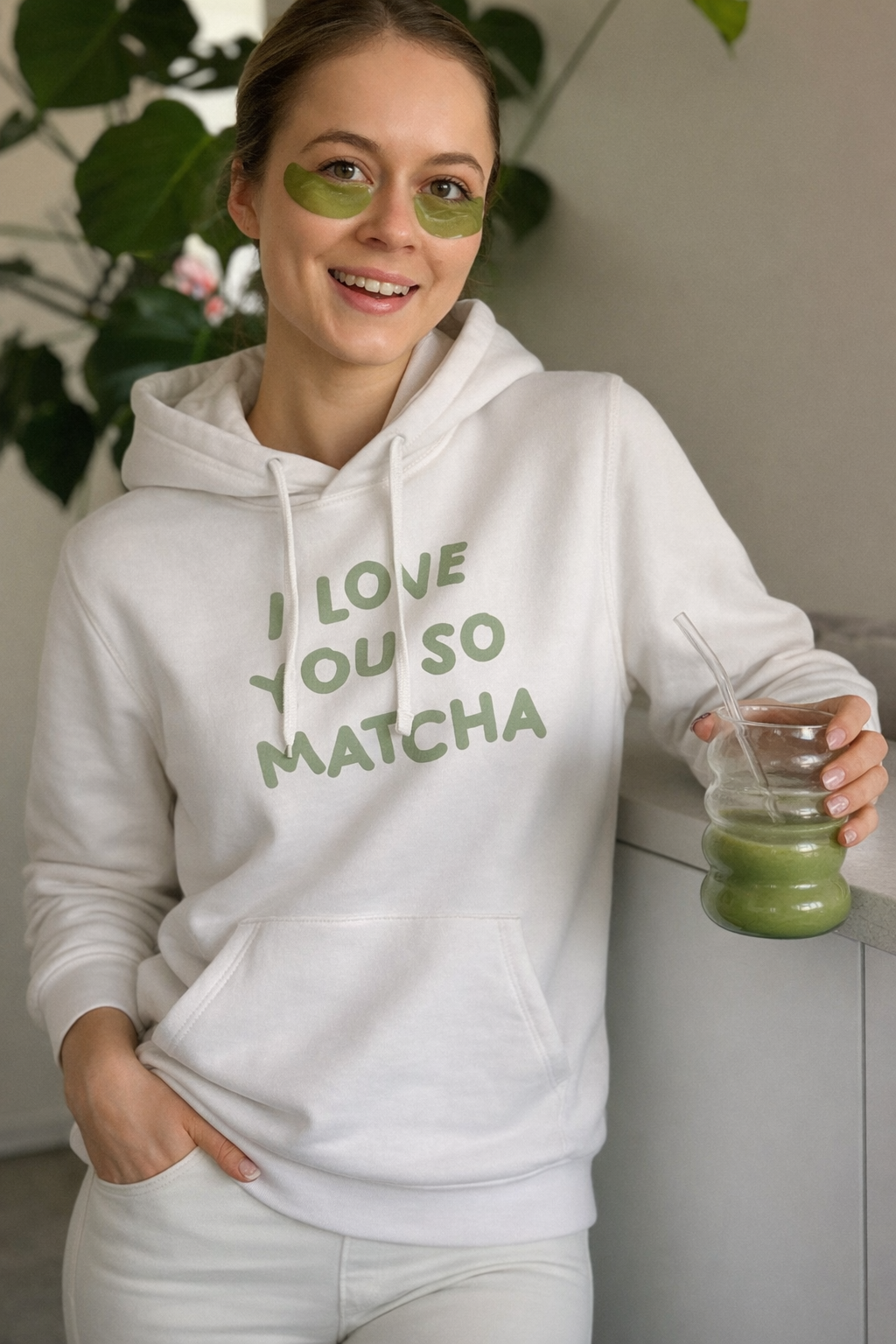 Hoodie I Love You So Matcha💚