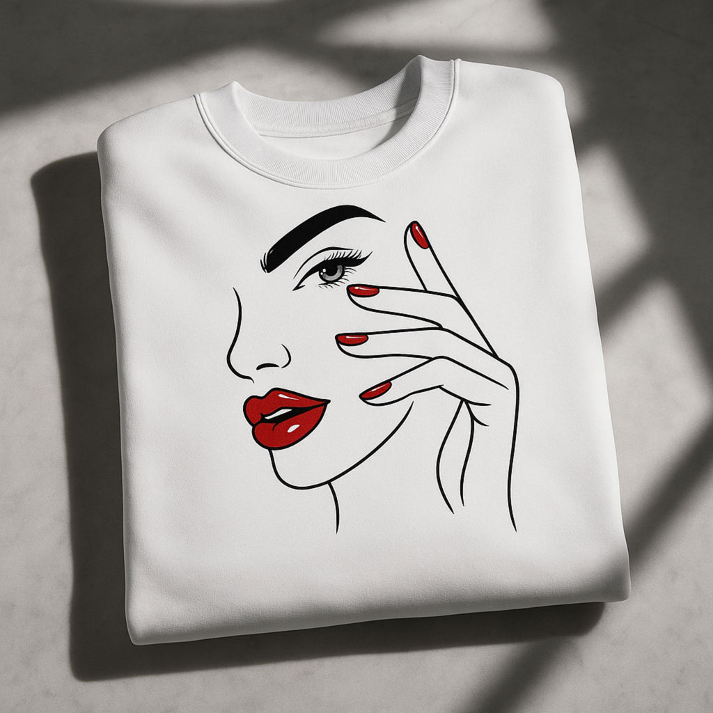 Bluza Graphic Beauty – Czerwień i Styl