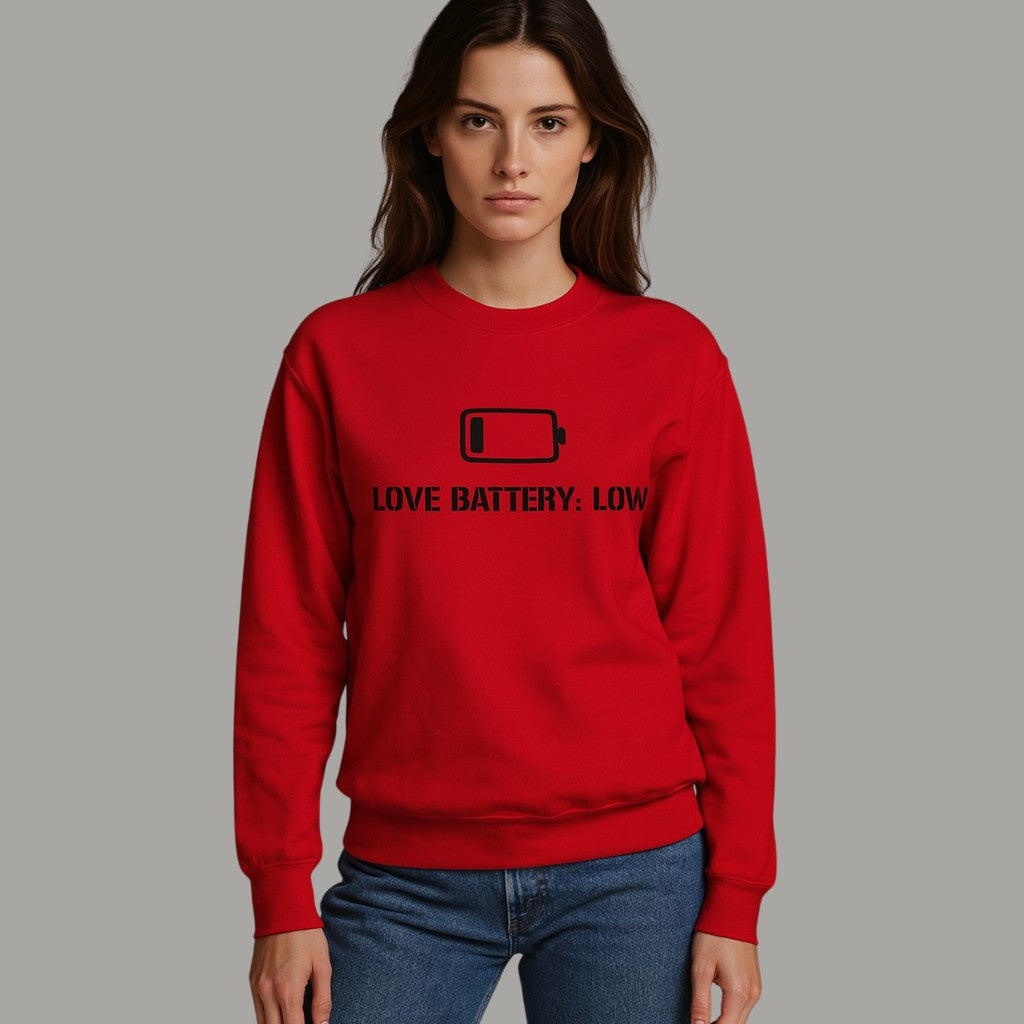 Bluza Love Battery: Low – Logo Czarne