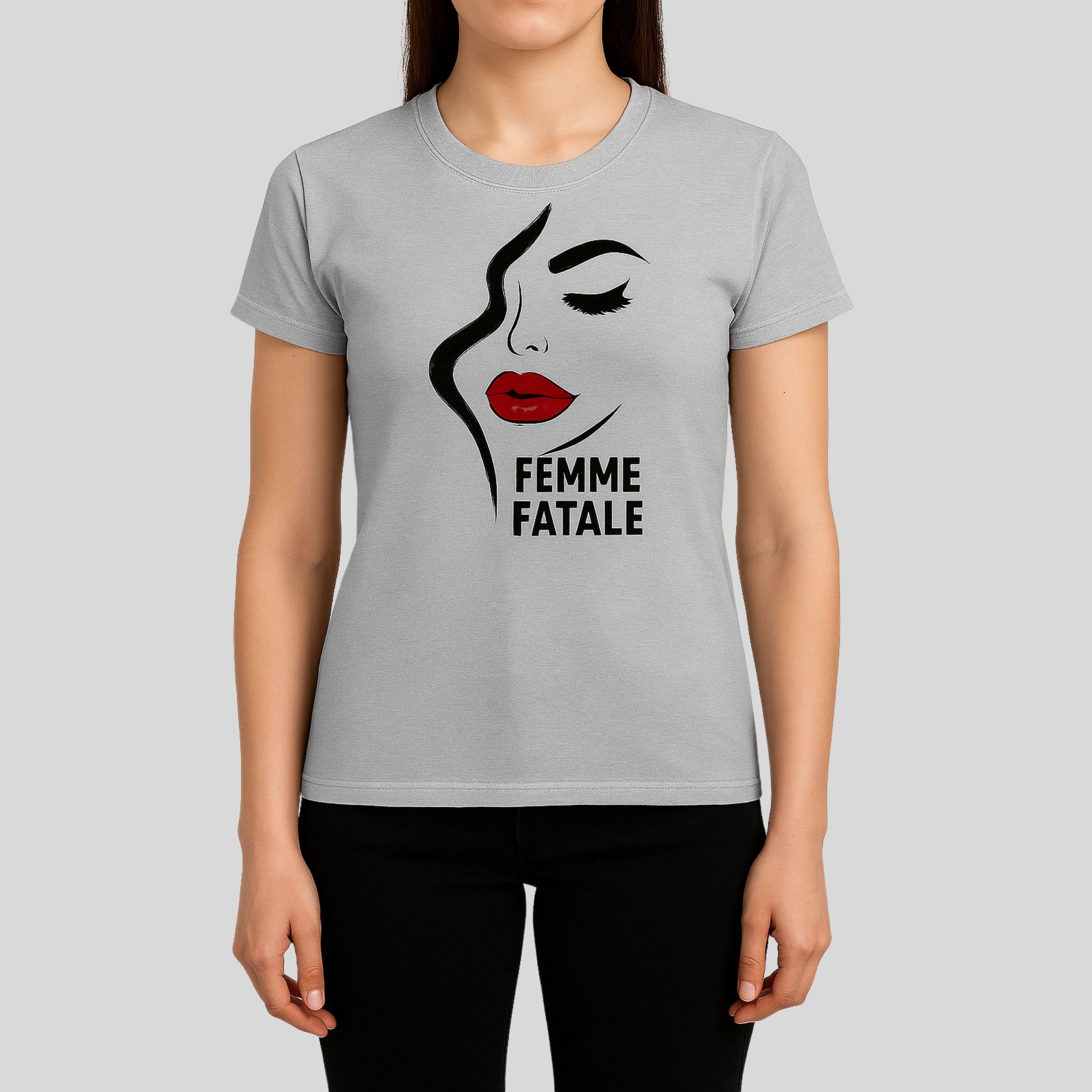 Koszulka Femme Fatale – Czerwień i Charakter