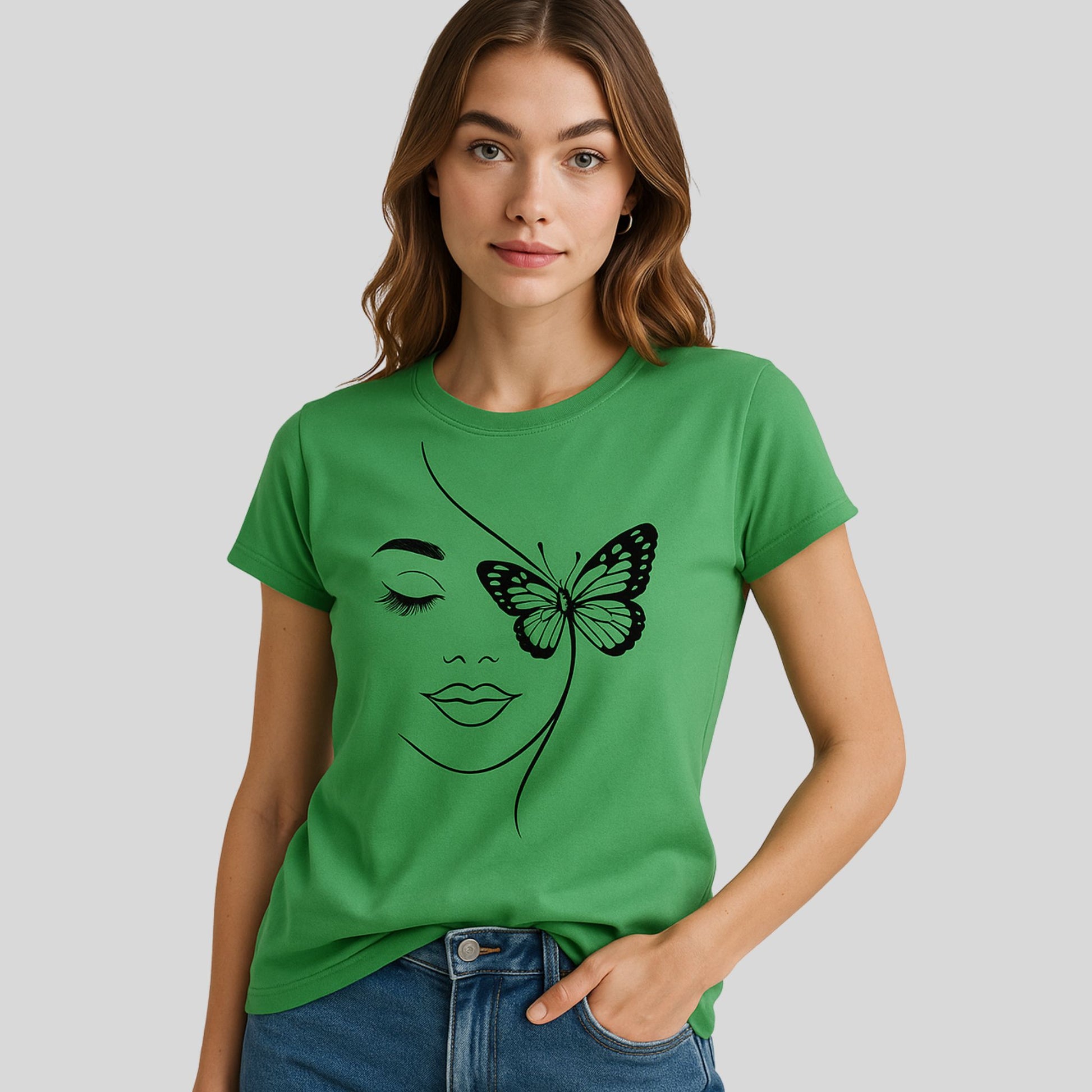 Koszulka Butterfly Mood – Kobieca Lekkość