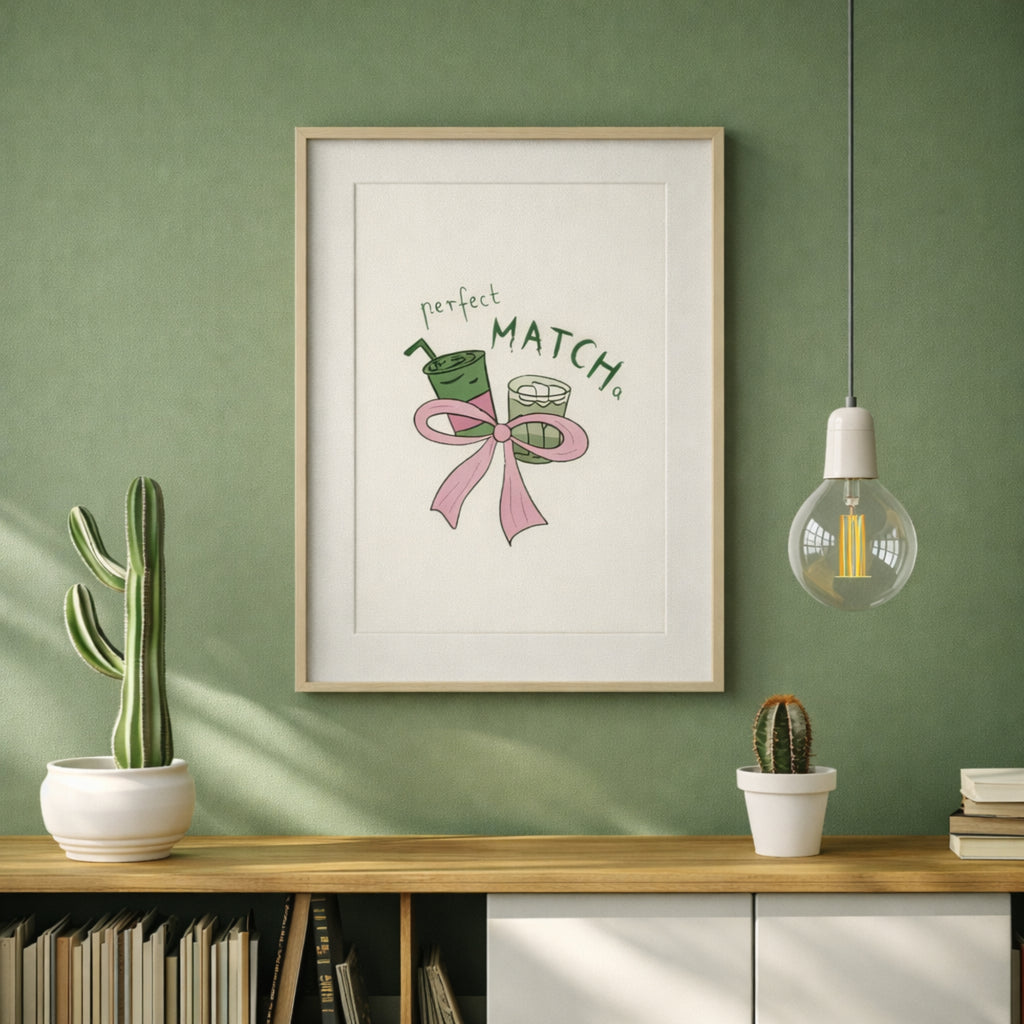 Plakat pionowy Perfect Matcha🌿