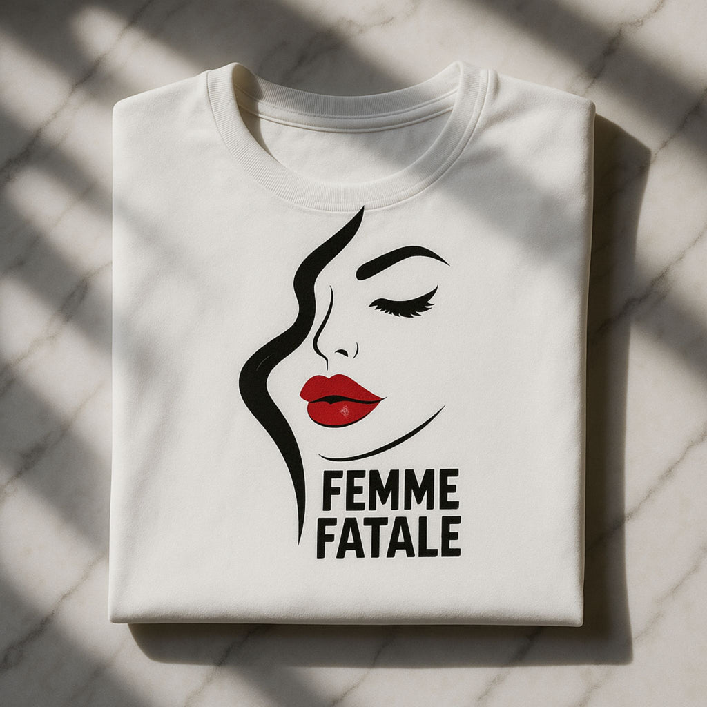 Koszulka Femme Fatale – Czerwień i Charakter