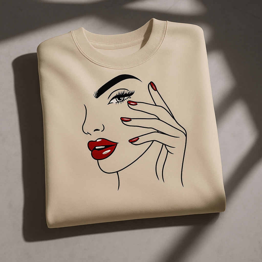 Bluza Graphic Beauty – Czerwień i Styl
