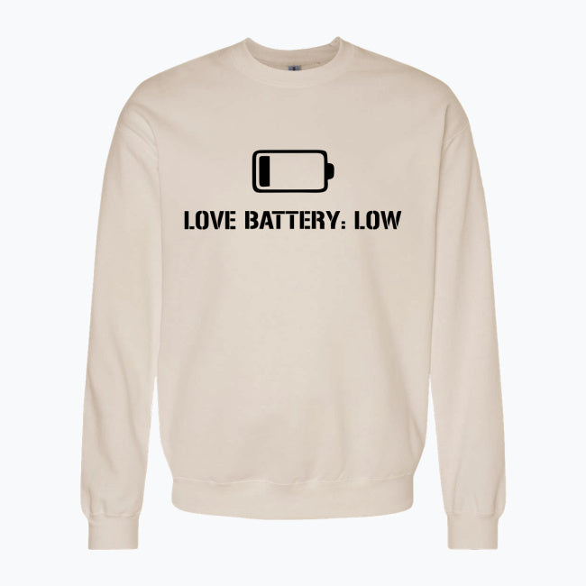 Bluza Love Battery: Low – Logo Czarne