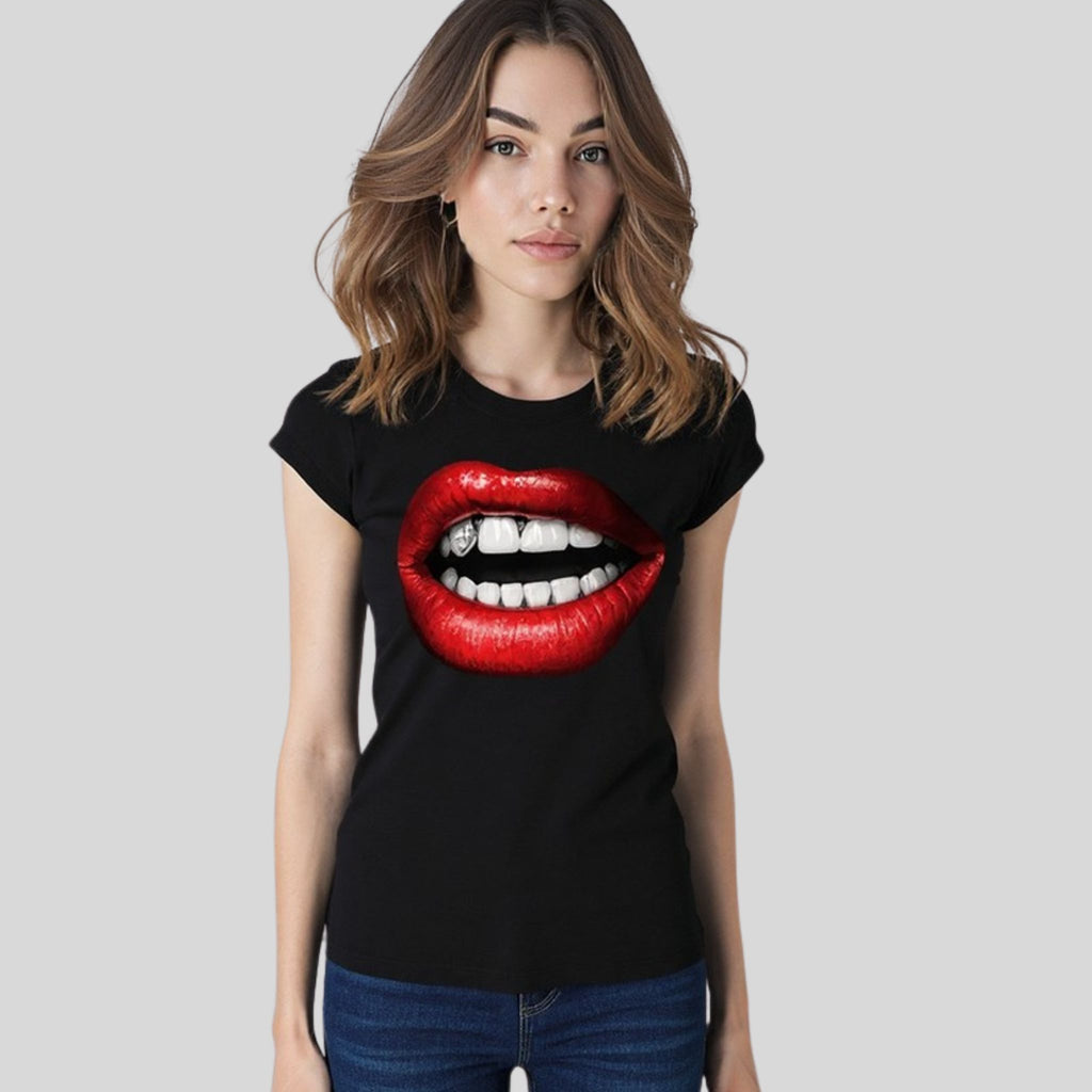 Koszulka Red Lips – Bite Me Edition