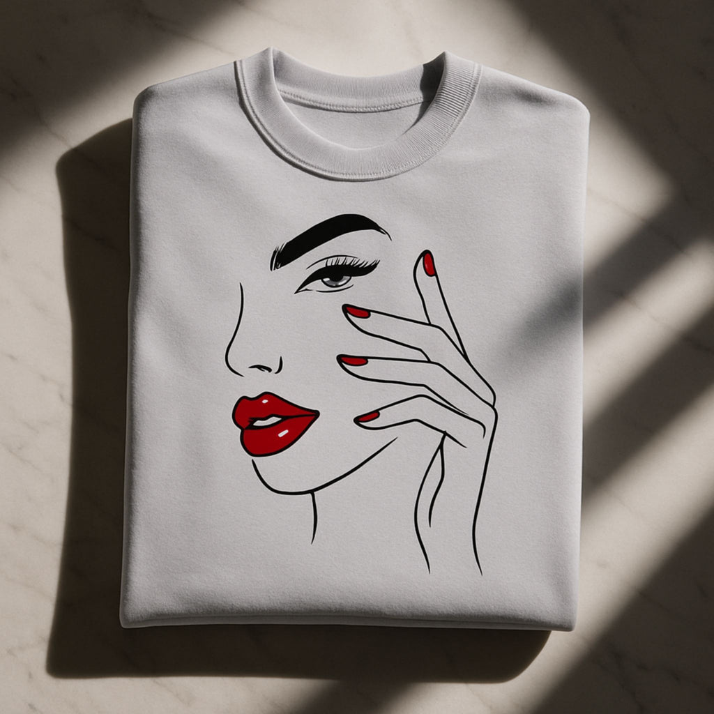 Bluza Graphic Beauty – Czerwień i Styl