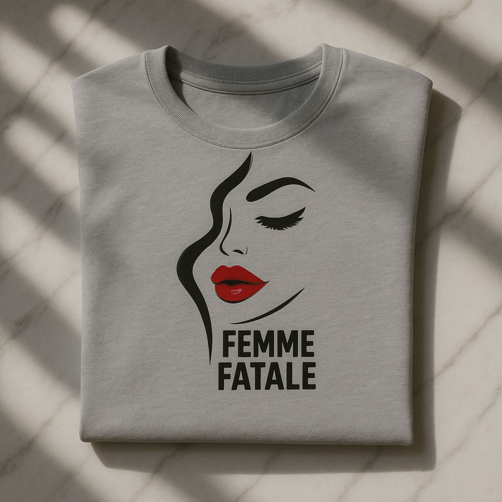 Koszulka Femme Fatale – Czerwień i Charakter