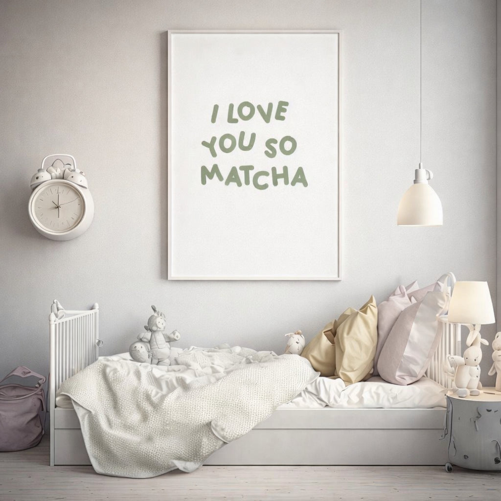 Plakat I Love You So Matcha 💚🍵