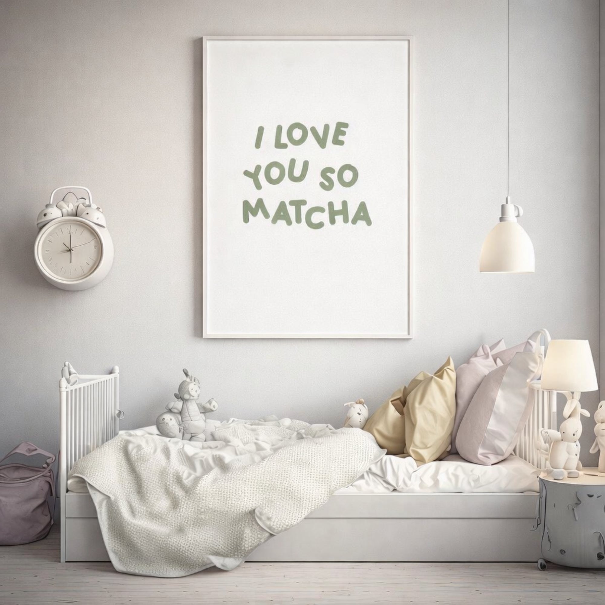 Plakat I Love You So Matcha 💚🍵