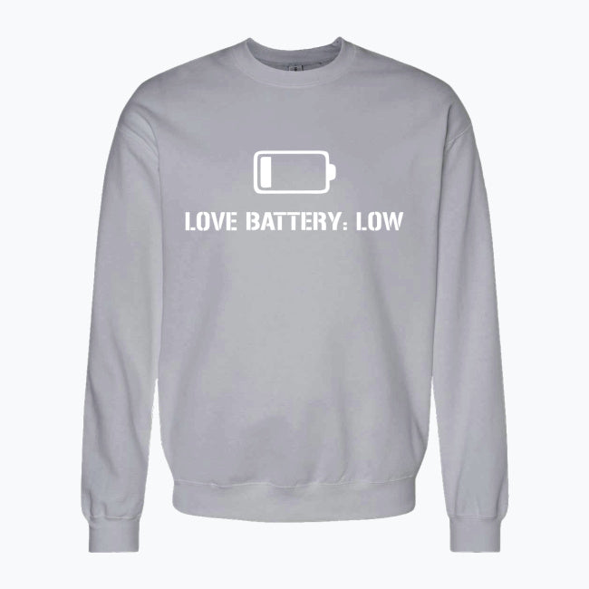 Bluza Love Battery: Low – Logo Białe